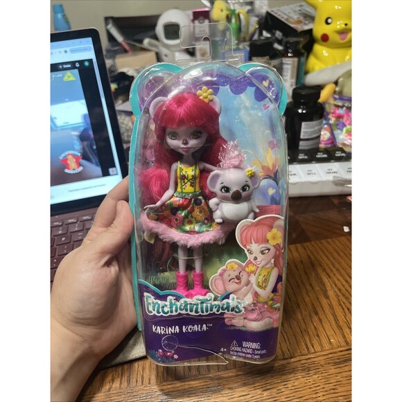 NEW Mattel Enchantimals Karina Koala Doll Figures Set Damaged Box - Picture 1 of 4